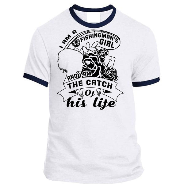 A black t-shirt with the shopify logo