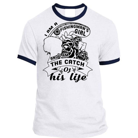 A black t-shirt with the shopify logo