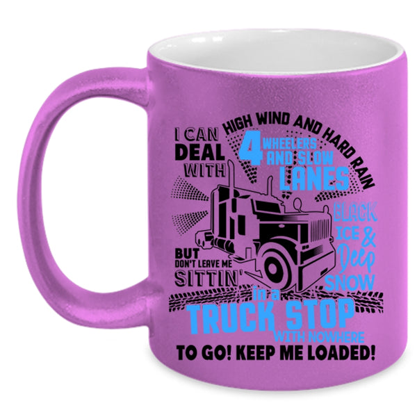 Cool Gift For Trucker Coffee Mug, Funny Truck Driver Accent Mug