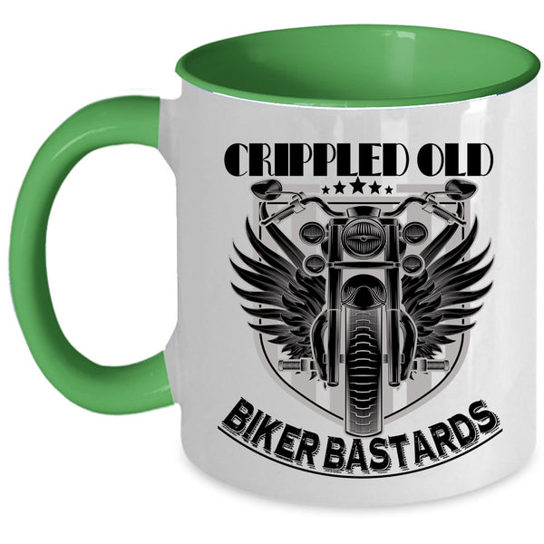 Biker Bastards Coffee Mug, Crippled Old Accent Mug