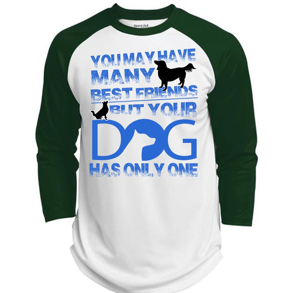 Your Dog Has Only One T Shirt, I Love My Dog T Shirt, Awesome T-Shirts  (Polyester Game Baseball Jersey)
