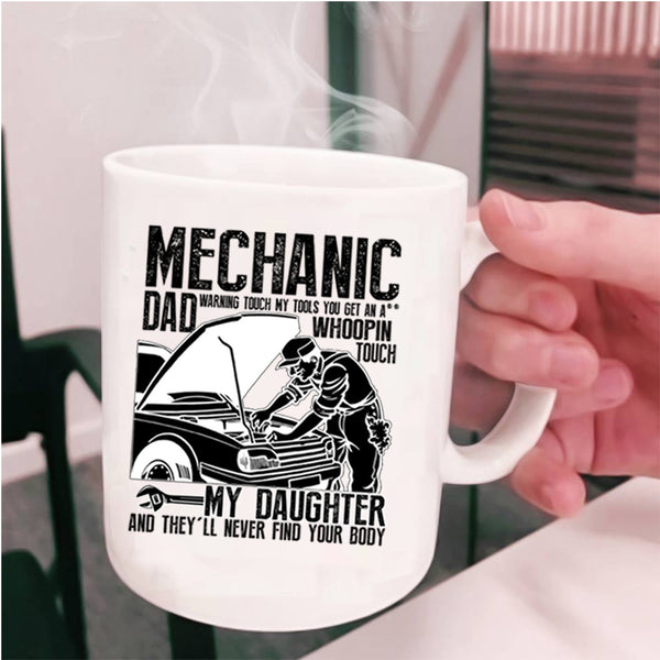 Best Gift For My Daddy Coffee Mug, Mechanic Dad Cup