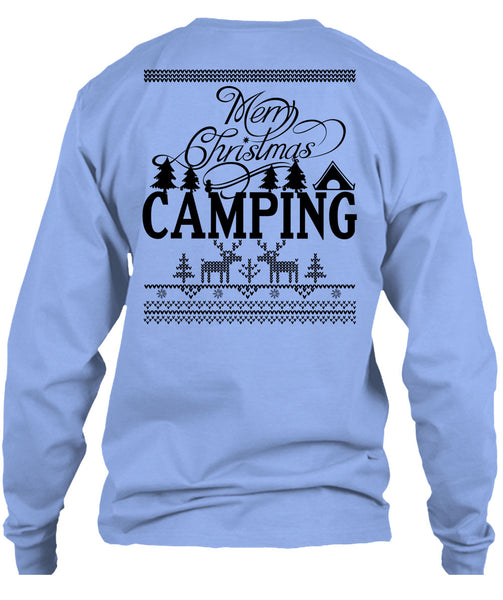 Merry Christmas Camping T Shirt, I Love Camping T Shirt