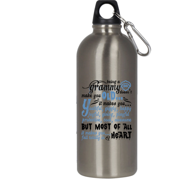 Being A Grammy Doesn't Make You Old 20 oz Stainless Steel Bottle,Cute Outdoor Sports Water Bottle