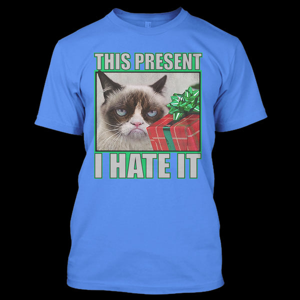 A black t-shirt with the shopify logo