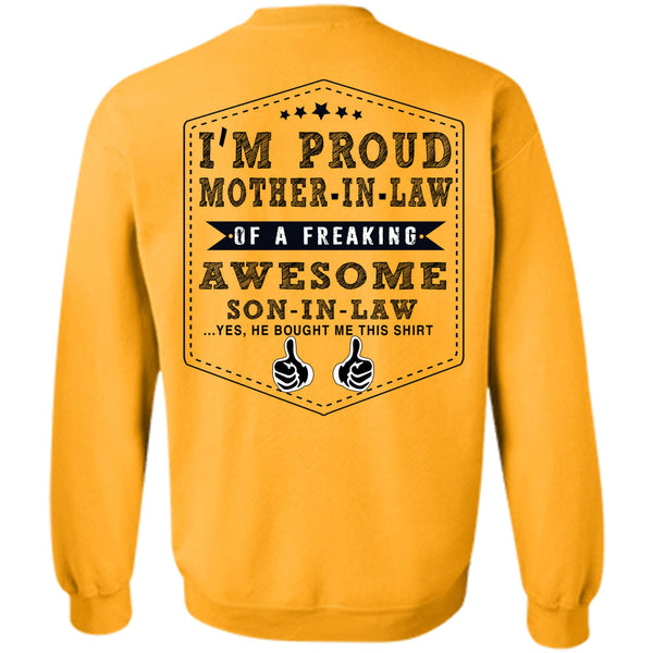 Being A Lawyer T Shirt, I'm Proud Mother In Law Sweatshirt