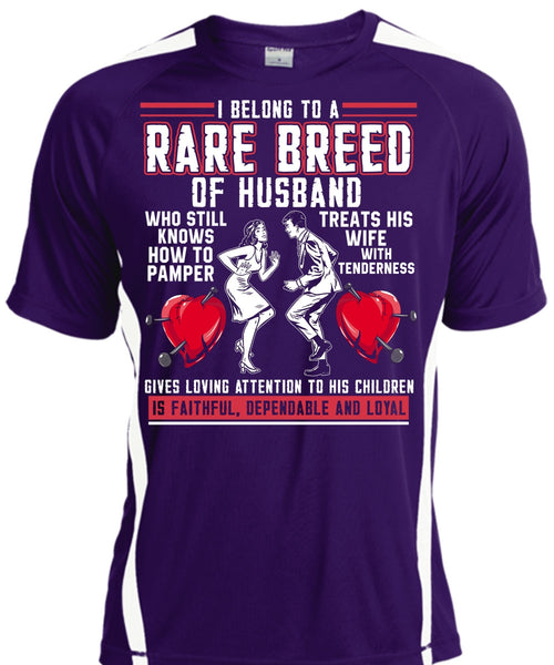 Rare Breed Of Husband T Shirt, Treats His Wife T Shirt, Cool Shirt