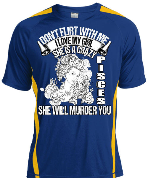 She Is A Crazy Pisces T Shirt, I Love My Girl T Shirt, Cool Shirt