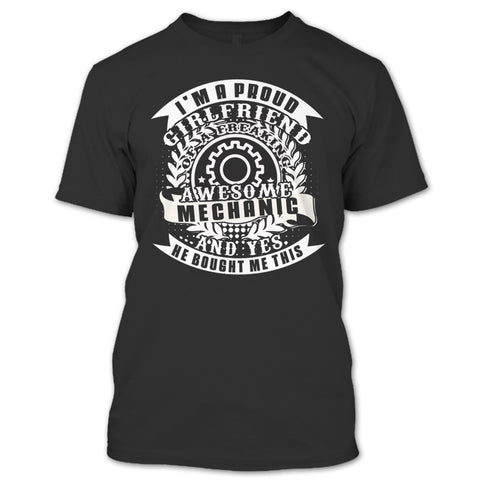 A black t-shirt with the shopify logo