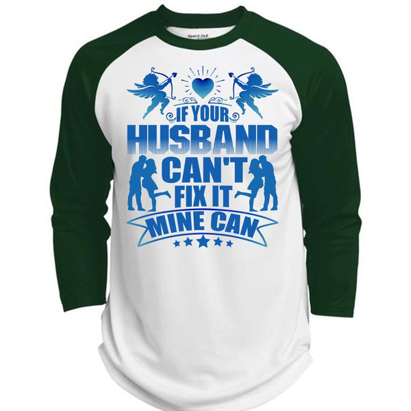 If Your Husband Can't Fix It T Shirt, I Love Wife T Shirt, Awesome T-Shirts  (Polyester Game Baseball Jersey)
