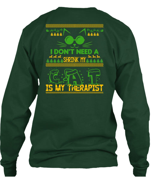 Shrink My Cat Is My Therapist T Shirt, I Love My Cat T Shirt