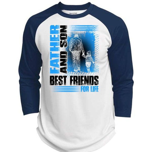 Father And Son Best Friends For Life T Shirt, I Love Son T Shirt, Awesome T-Shirts  (Polyester Game Baseball Jersey)