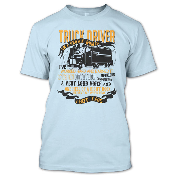 Trucker Driver T Shirt, Coolest Truck Driver T Shirt