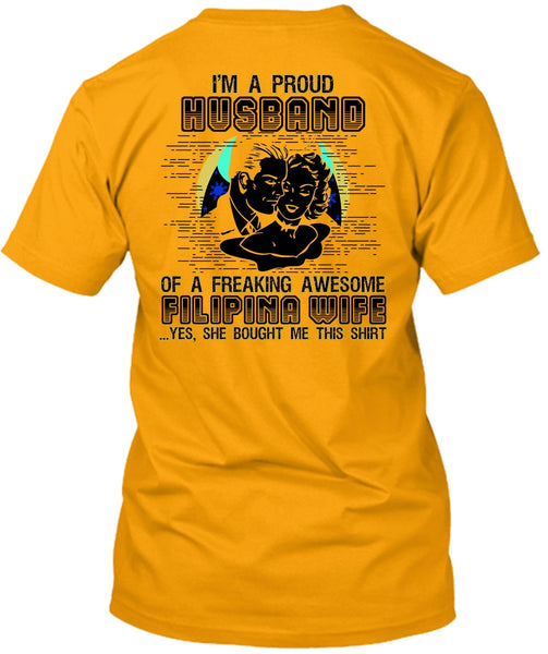 I'm A Proud Husband T Shirt, I Love Husband T Shirt