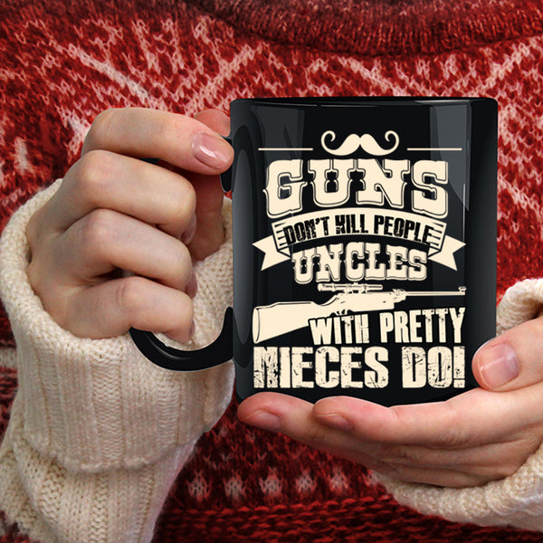 Uncles With Pretty Nieces Coffee Mug, Awesome Uncles Coffee Cup