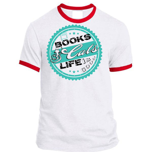 Book Cats Life Is Good T Shirt, I Love Cats T Shirt, Loving T Shirt