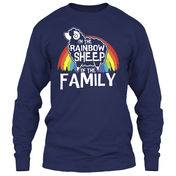 I'm The Rainbow Sheep Of Family T Shirt, Coolest Rainbow Sheep T Shirt