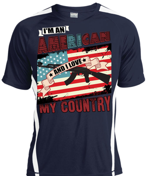 I'm An American T Shirt, I Love My Country T Shirt, Cool Shirt