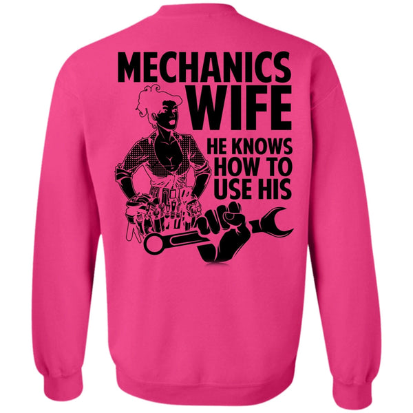 I Love Wife T Shirt, Mechanic's Wife Sweatshirt