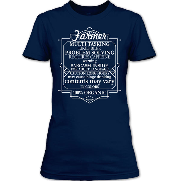 Farmer Multi Tasking T Shirt, 100% Organic T Shirt