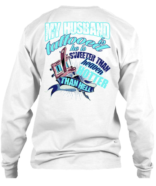 My Husband Is Tattooed T Shirt, I Love Husband T Shirt