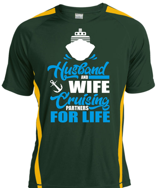 Husband And Wife Cruising T Shirt, Partners For Life T Shirt, Cool Shirt