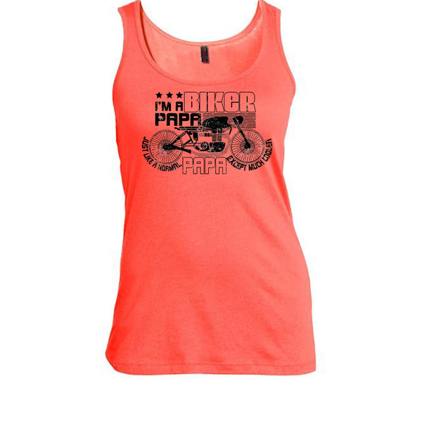I'm A Biker Papa T Shirt, Gift For Grandpa Tank Top