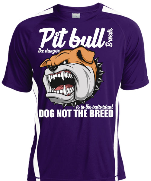 Pit Bull Breeds The Danger T Shirt, Dog Not The Breed T Shirt, Cool Shirt