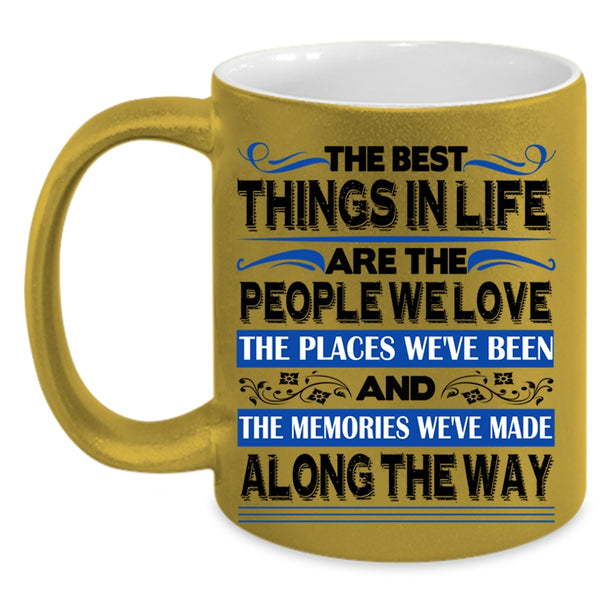 Love Coffee Mug, The Best Things In Life Accent Mug