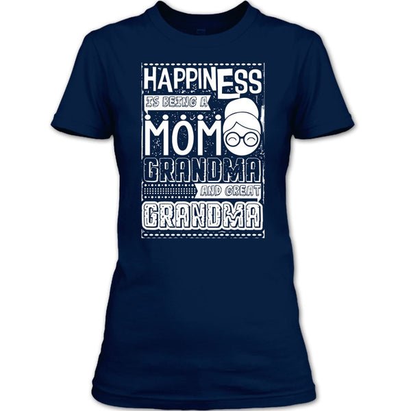 Happiness Is Being A Mom T Shirt, Grandma T Shirt