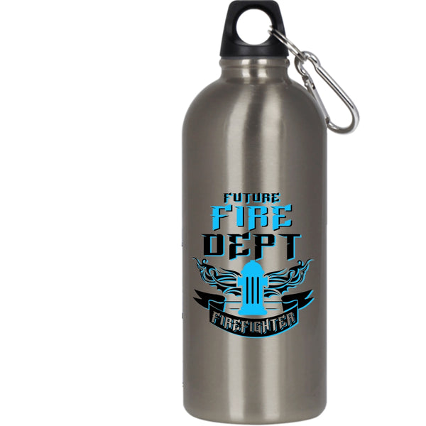 Future Fire Dept Firefighter 20 oz Stainless Steel Bottle,Funny Gift For Teacher Outdoor Sports Water Bottle