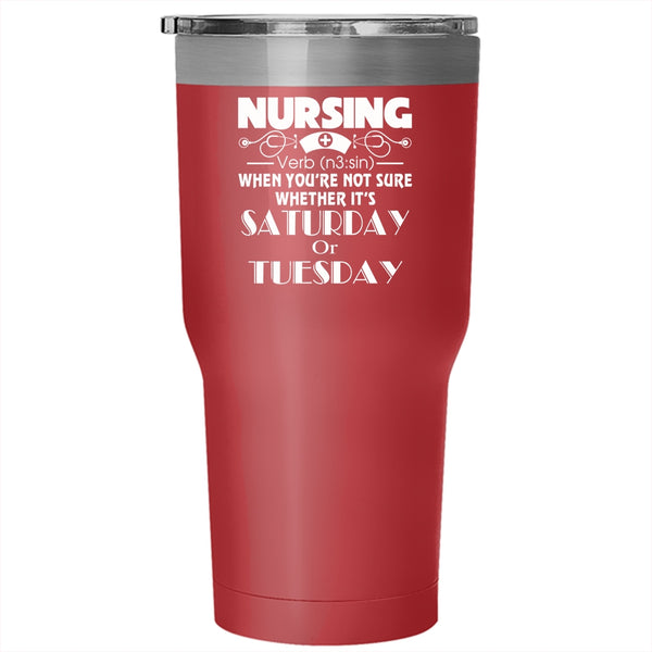 Nursing Tumbler 30 oz Stainless Steel, Awesome Gift For Nurse Travel Mug