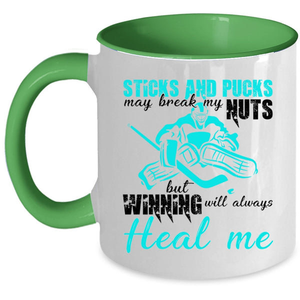 Awesome Hockey Player Coffee Mug, Cool Hockey Accent Mug