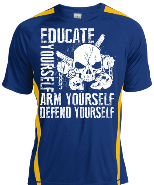 Educate Yourself Arm Yourself T Shirt, Being A Veteran T Shirt, Cool Shirt