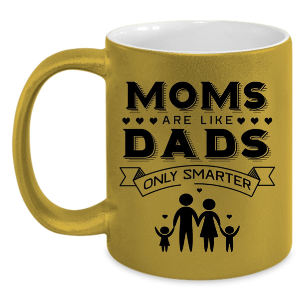 I Love My Mom Coffee Mug, I Am Proud Son Of An Awesome Mom Accent Mug