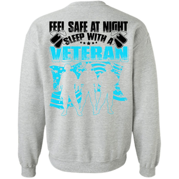 I Love Veteran T Shirt, Sleep With A Veteran Sweatshirt