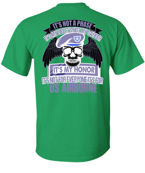 It's For US Airborne T Shirt, I Love Veteran T Shirt