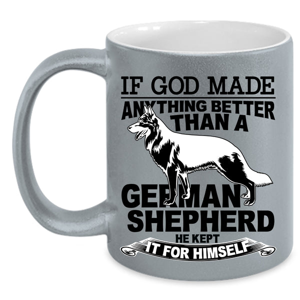 Awesome Dog Lovers Coffee Mug, Cool German Shepherd Accent Mug