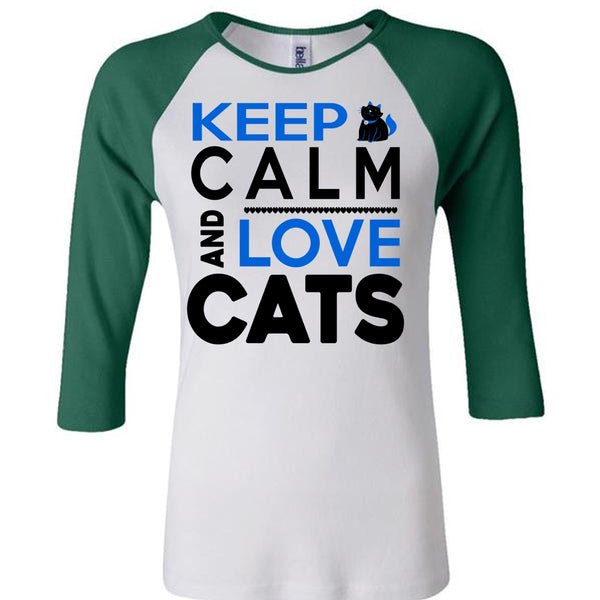 Keep Calm And Love Cats T Shirt, I Love Cat T Shirt, Cool Pets T Shirt