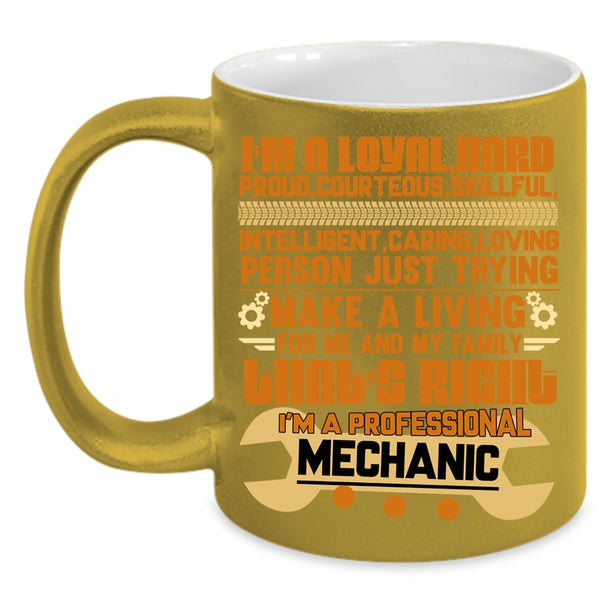 I'm A Professional Mechanic Coffee Mug, Funny Mechanics Coffee Cup