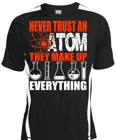 A black t-shirt with the shopify logo