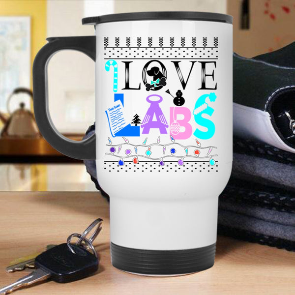 Christmas Gift For Son Travel Mug, Love Labs Mug