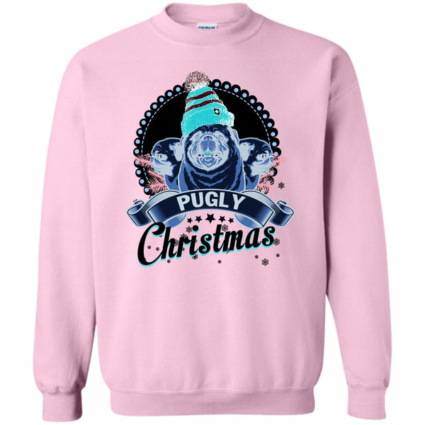 Coolest Merry Christmas T Shirt, Pugly Christmas Sweatshirt