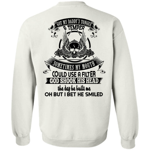 A black t-shirt with the shopify logo