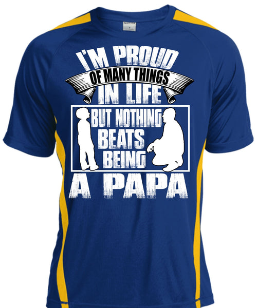 Nothing Beats Being A Papa T Shirt, Being A Papa T Shirt, Cool Shirt
