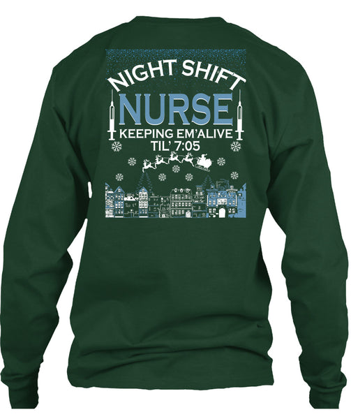 Night Shift Nurse Keeping T Shirt, This Girl Loves Christmas T Shirt