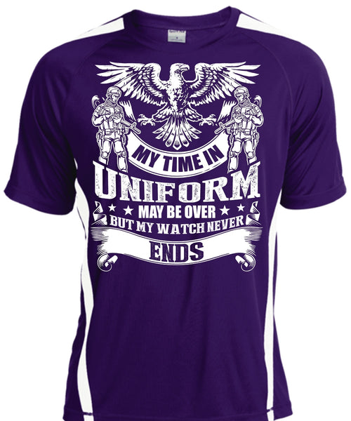 My Time In Uniform T Shirt, Being A Veteran T Shirt, Cool Shirt