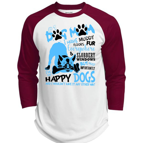 Dog Mom I Have Muddy Floor T Shirt, I Love My Dog T Shirt, Awesome T-Shirts  (Polyester Game Baseball Jersey)
