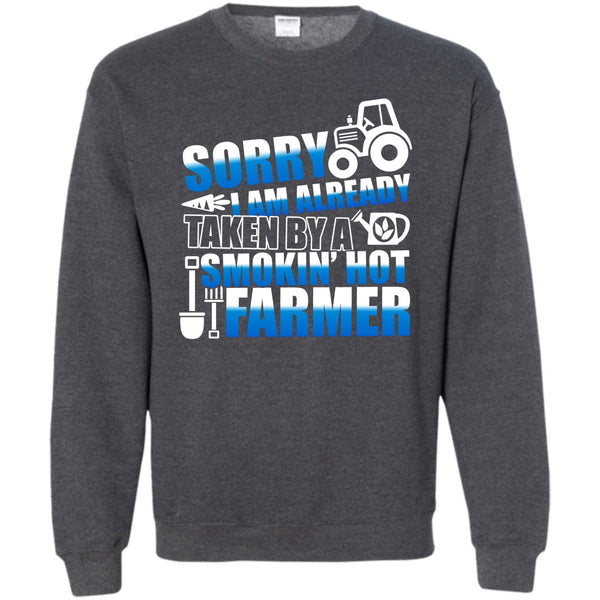 Smokin' Hot Farmer T Shirt, Coolest Farmer's Wife Sweatshirt