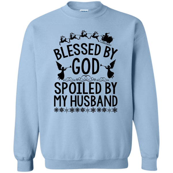 Merry Christmas Gift T Shirt, Blessed By God Sweatshirt